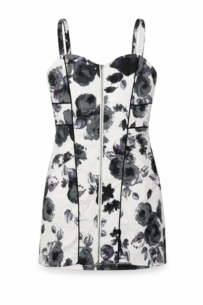 Apricot Womens Grey Floral  Bodycon  Size S