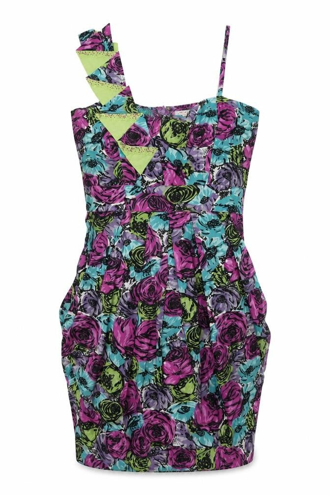 River Island Womens Multicoloured Floral  Bodycon  Size 12