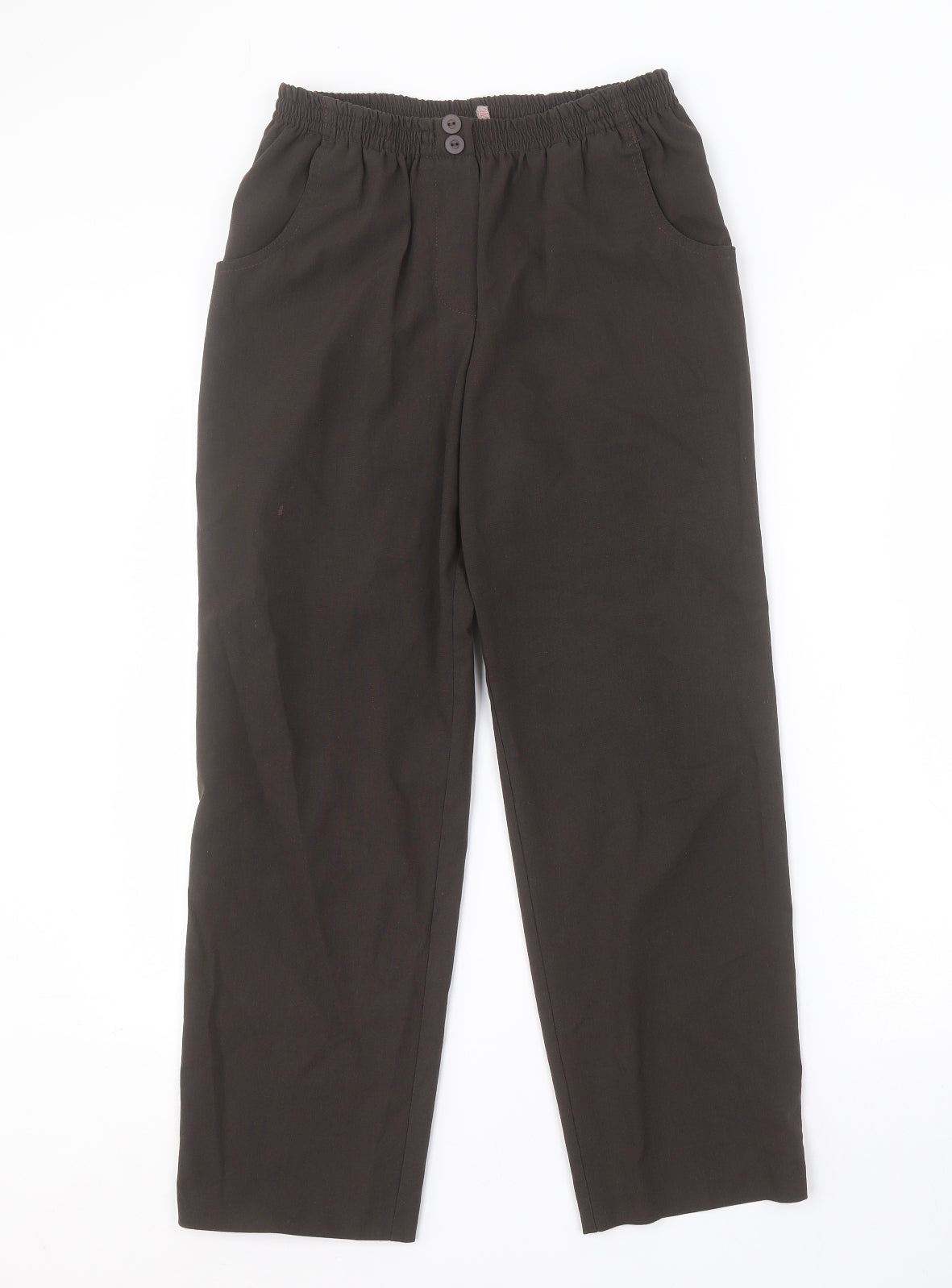 Preworn Womens Brown   Trousers  Size 12 L25 in