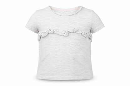 George Girls Grey   Basic T-Shirt Size 5-6 Years