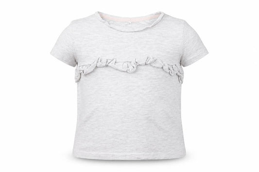 George Girls Grey   Basic T-Shirt Size 5-6 Years