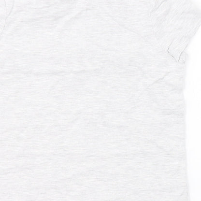 George Girls Grey   Basic T-Shirt Size 5-6 Years