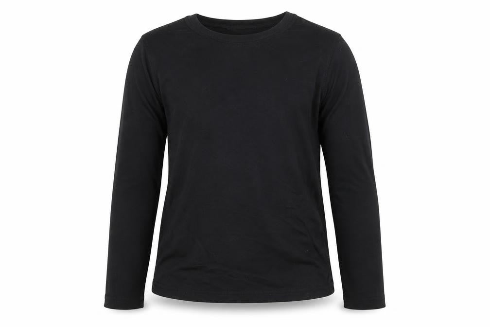 GW CLASSY Girls Black   Basic T-Shirt Size 5-6 Years