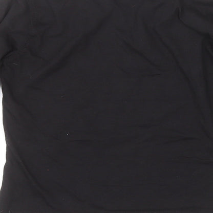 GW CLASSY Girls Black   Basic T-Shirt Size 5-6 Years