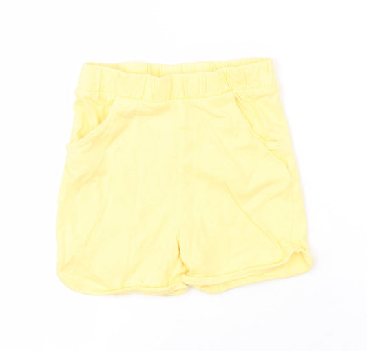 Nutmeg Girls Yellow   Bermuda Shorts Size 5-6 Years