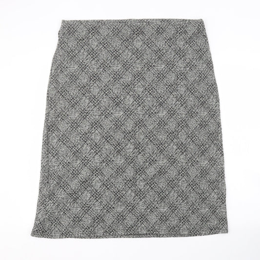 Amarento Womens Grey Argyle/Diamond  Straight & Pencil Skirt Size 18
