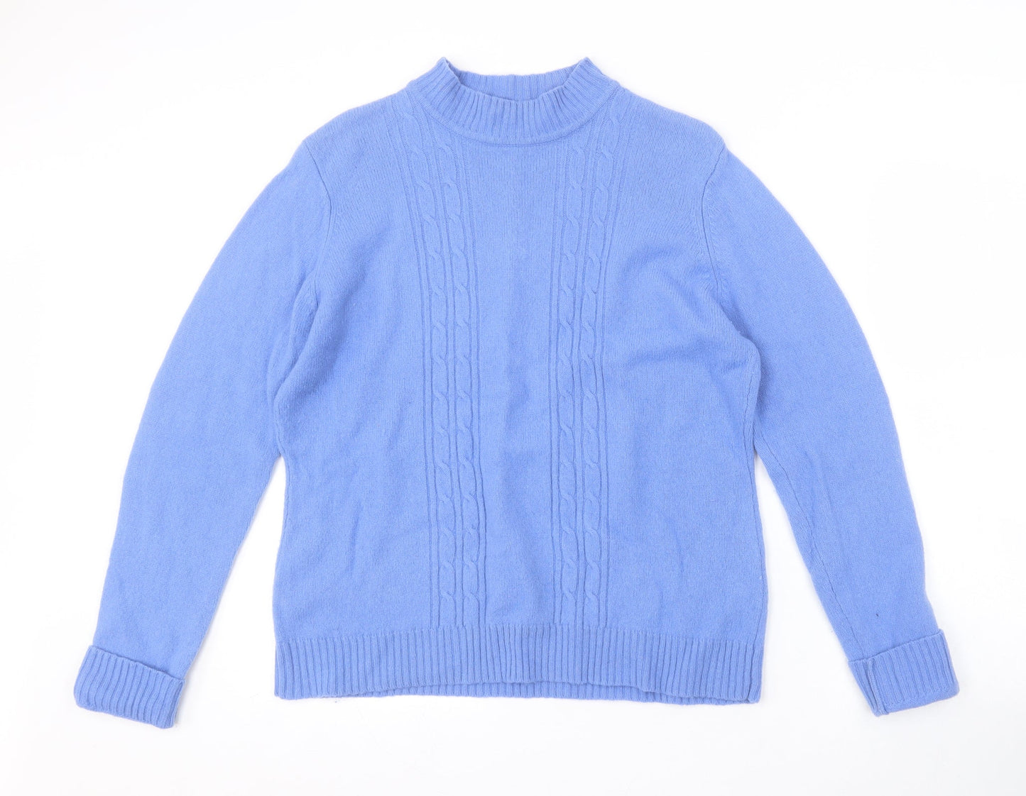 Preworn Womens Blue Striped  Pullover Jumper Size 18