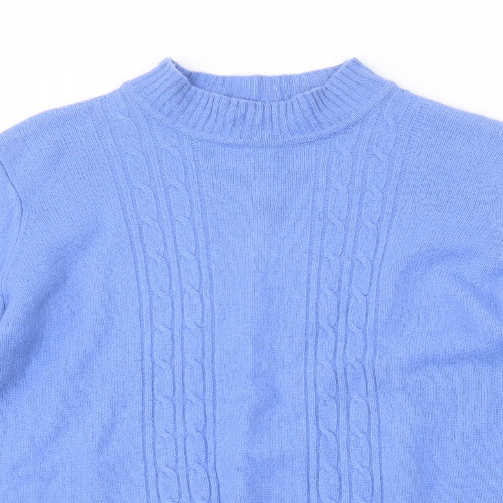 Preworn Womens Blue Striped  Pullover Jumper Size 18