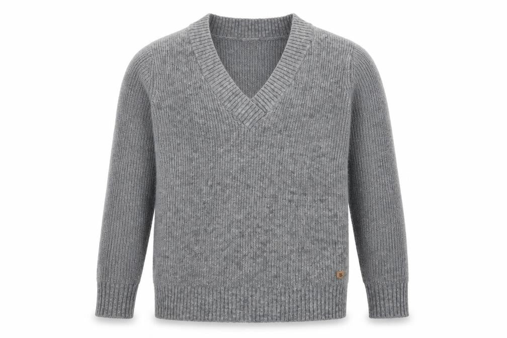 BROWNIE Mens Grey   Pullover Jumper Size S