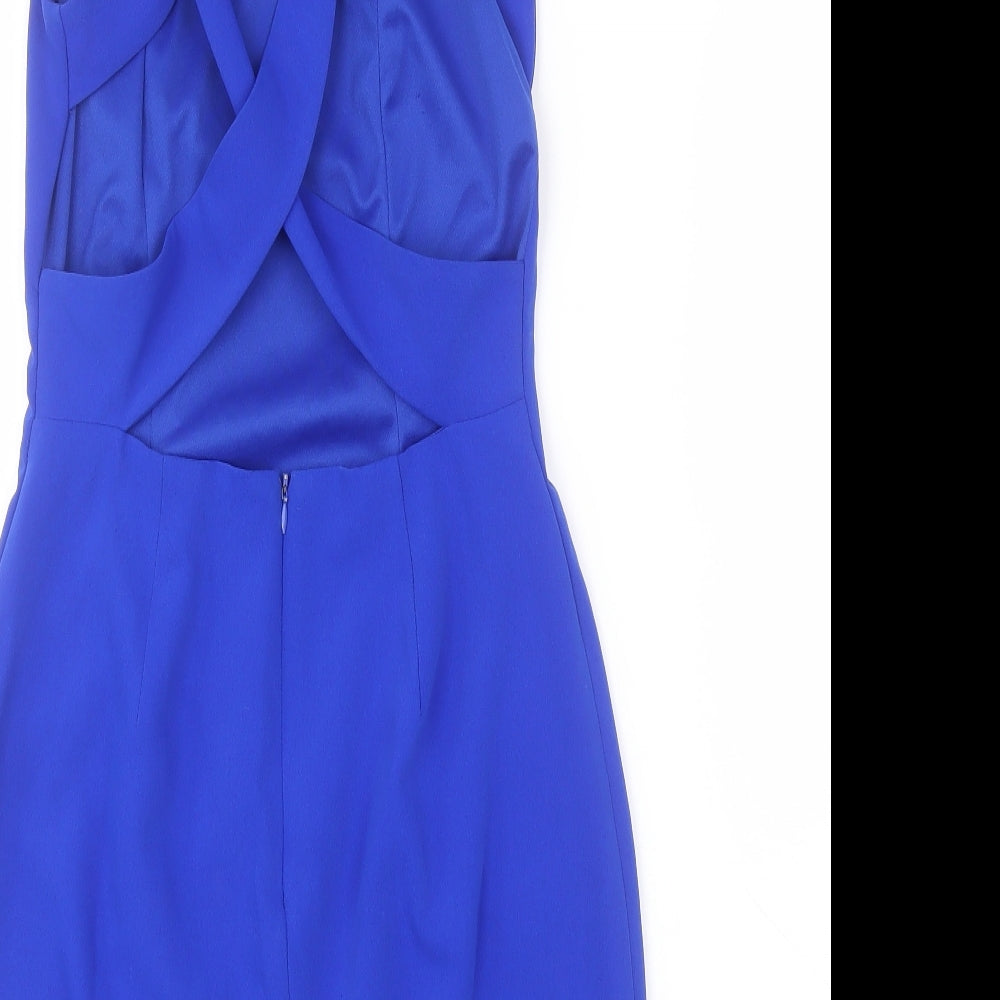 Preworn Womens Blue   Pencil Dress  Size S