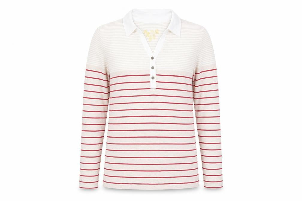 Bonmarché Mens Multicoloured Striped Polo Size L