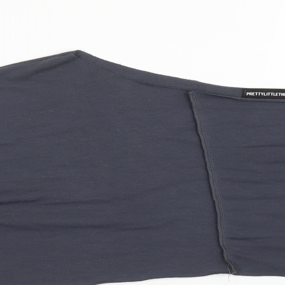 PRETTYLITTLETHING Womens Blue   Pullover Sweatshirt Size 8