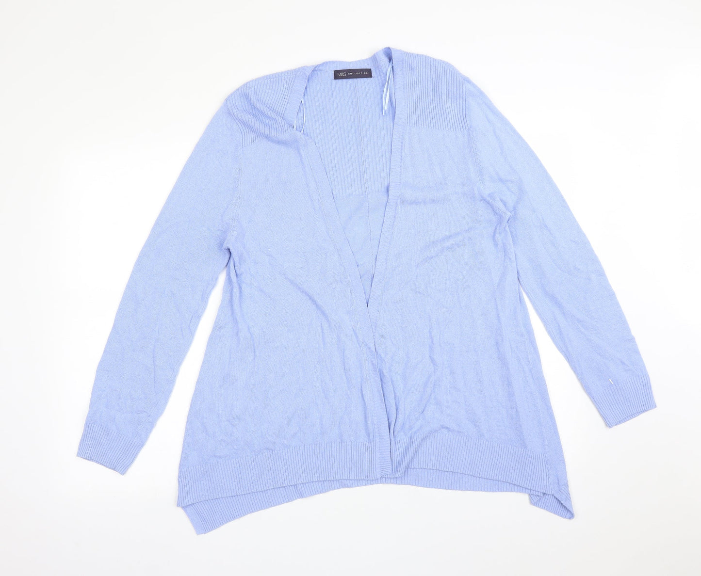 M&S Womens Purple   Cardigan Jumper Size 12