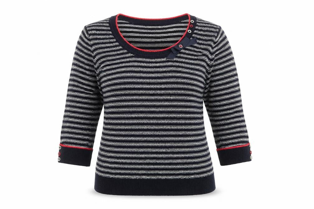 Per Una Womens Multicoloured Striped  Basic T-Shirt Size L