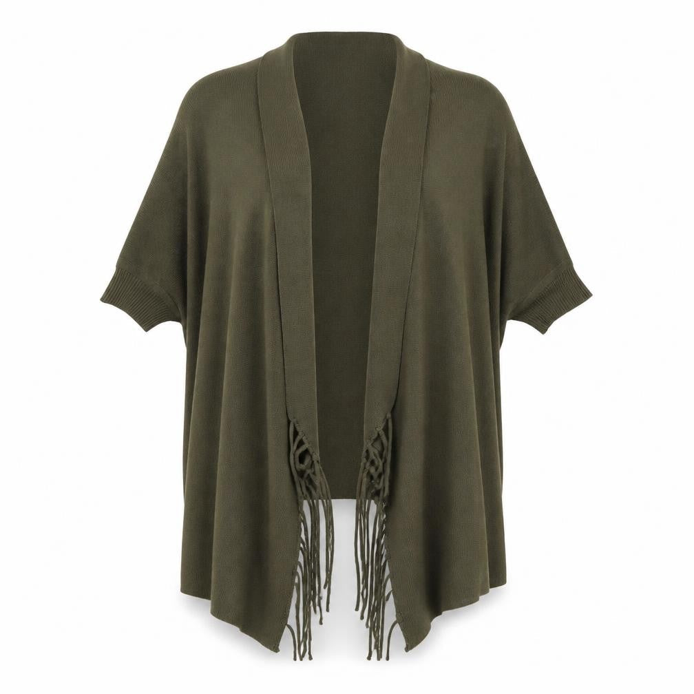 Preworn Womens Green   Shrug Jumper One Size