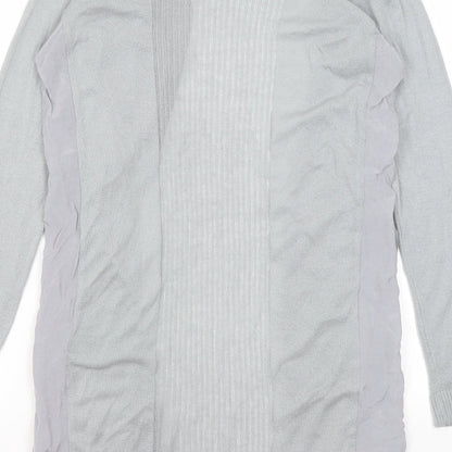 Per Una Womens Grey   Shrug Jumper Size 10