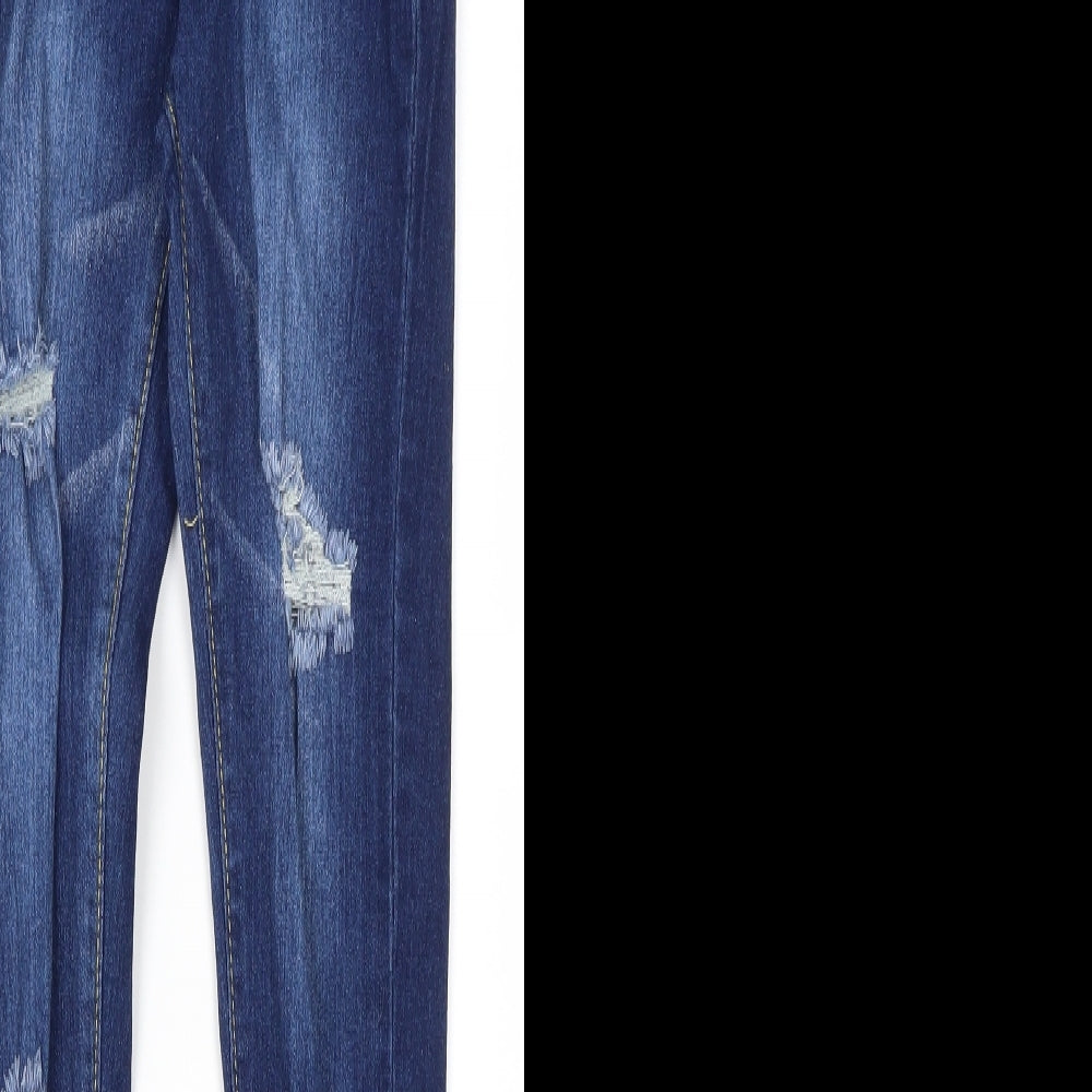 Denim Wise  Womens Blue   Skinny Jeans Size 4 L24 in