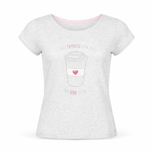 F&F Womens Grey   Basic T-Shirt Size 6  - Coffee