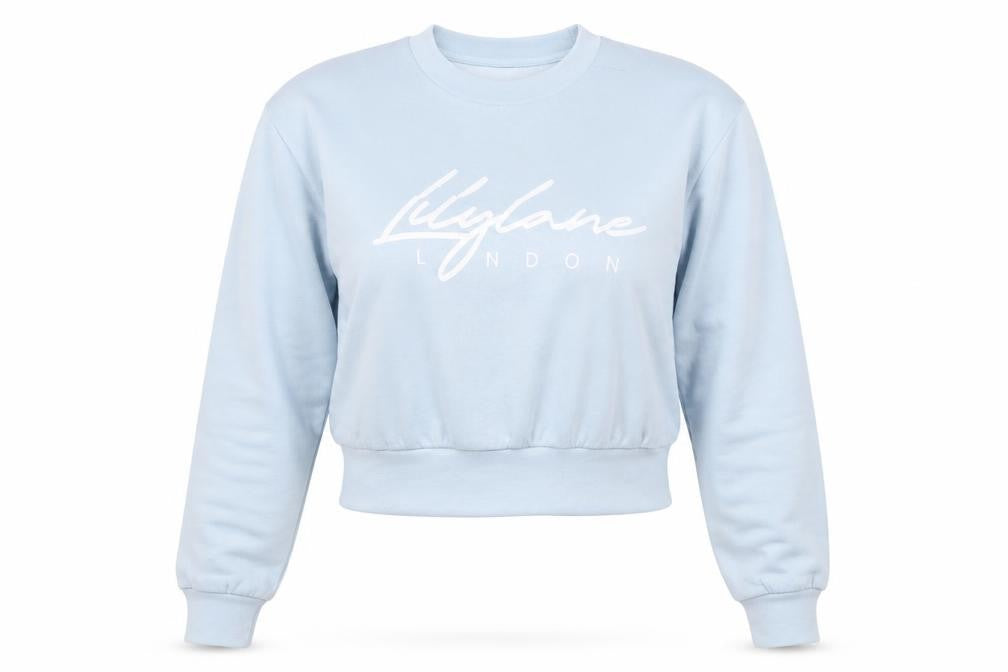 Lilly Lane Womens Blue   Pullover Jumper Size S