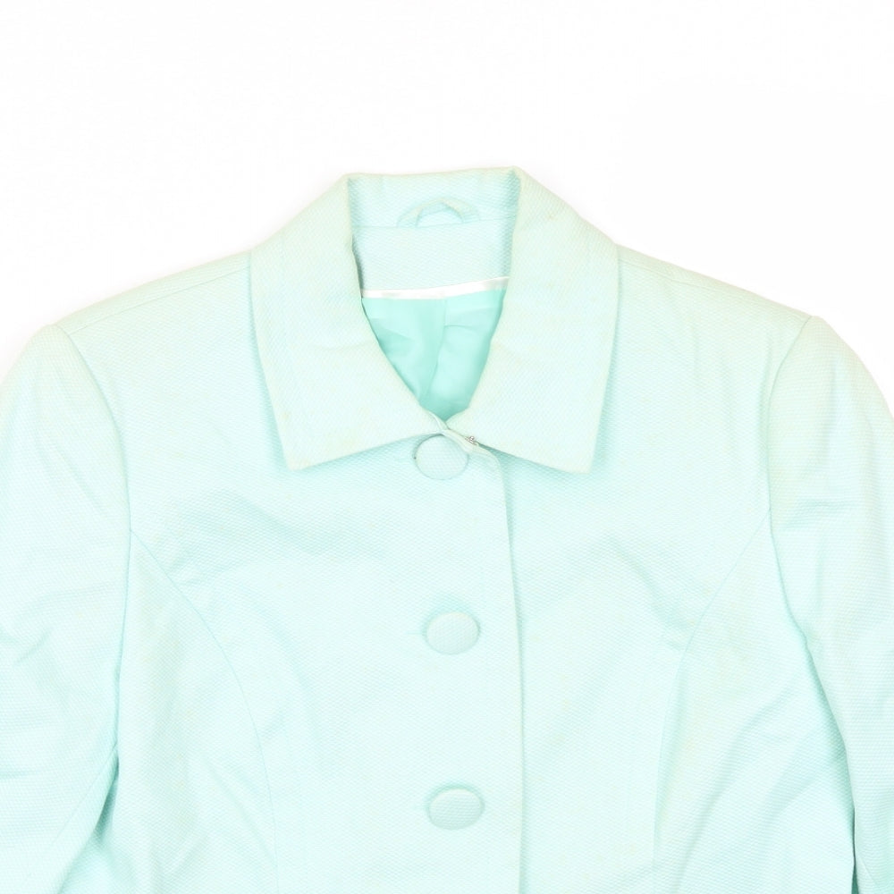 Bay Womens Blue   Jacket Blazer Size 12