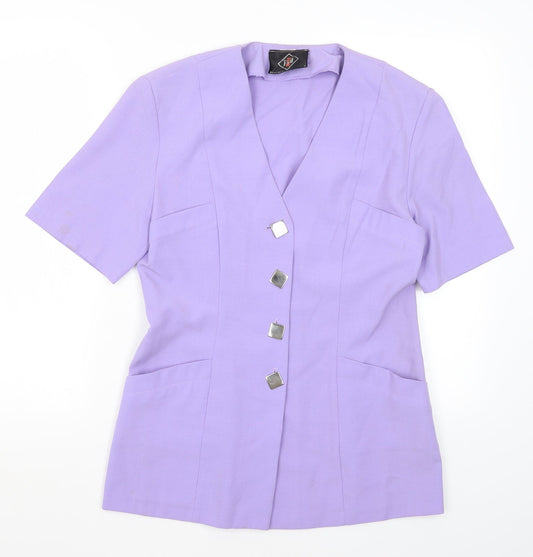 Ego Womens Purple   Jacket Blazer Size 14