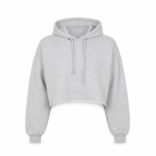 Young Mode Womens Grey   Pullover Hoodie Size S