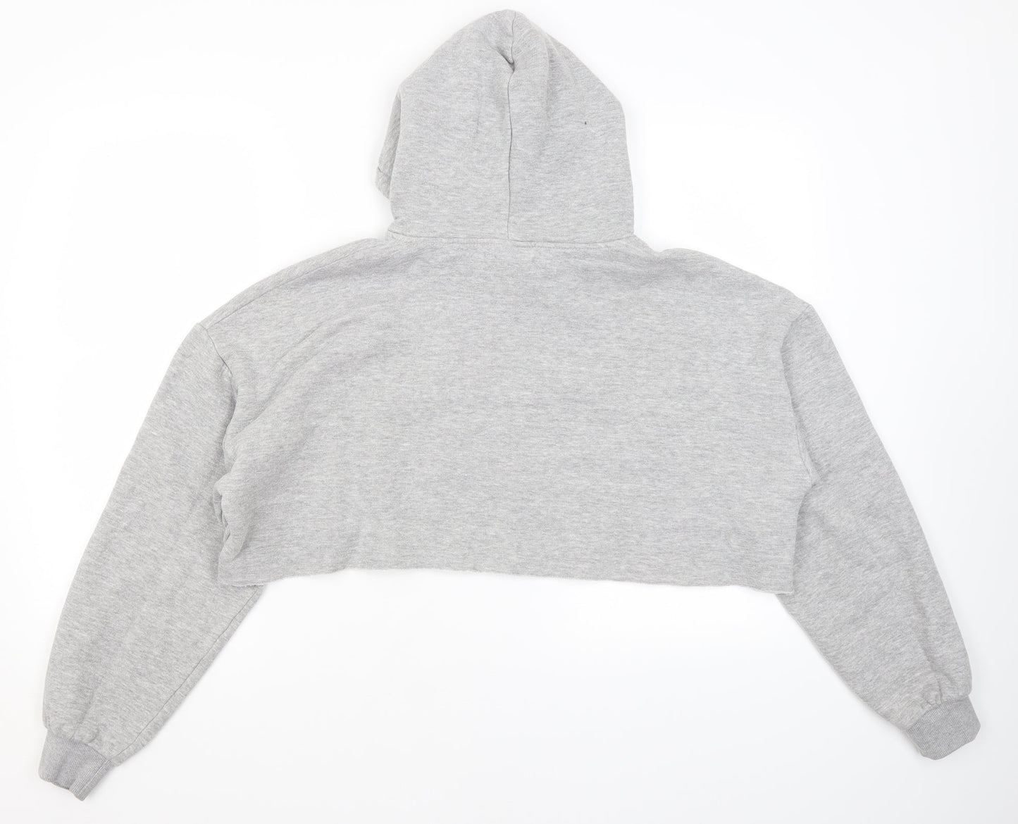Young Mode Womens Grey   Pullover Hoodie Size S