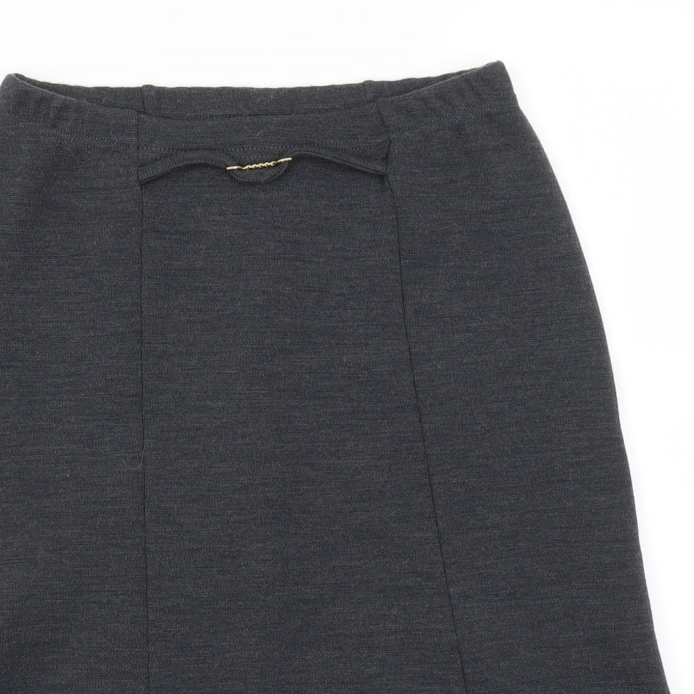 Damart Womens Grey   Flare Skirt Size 12