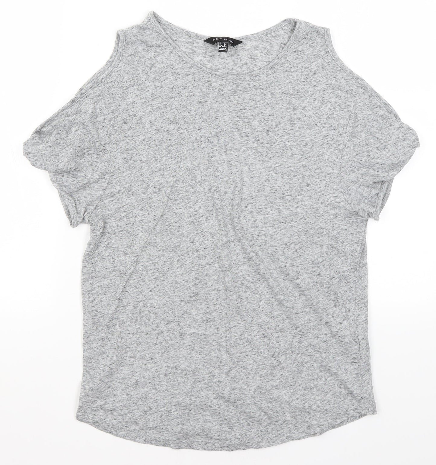 New Look Womens Grey   Basic T-Shirt Size 8