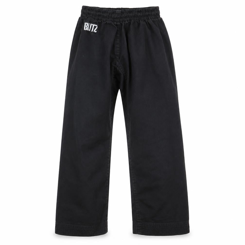 Blitz Boys Black  Canvas Chino Trousers Size 5 Years
