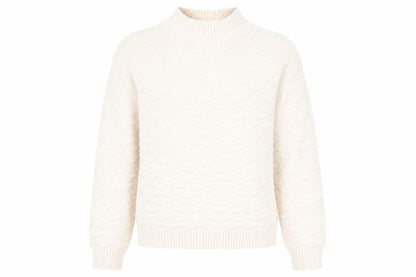 Next Womens Ivory   Pullover Jumper Size M  - Honeycombe knit