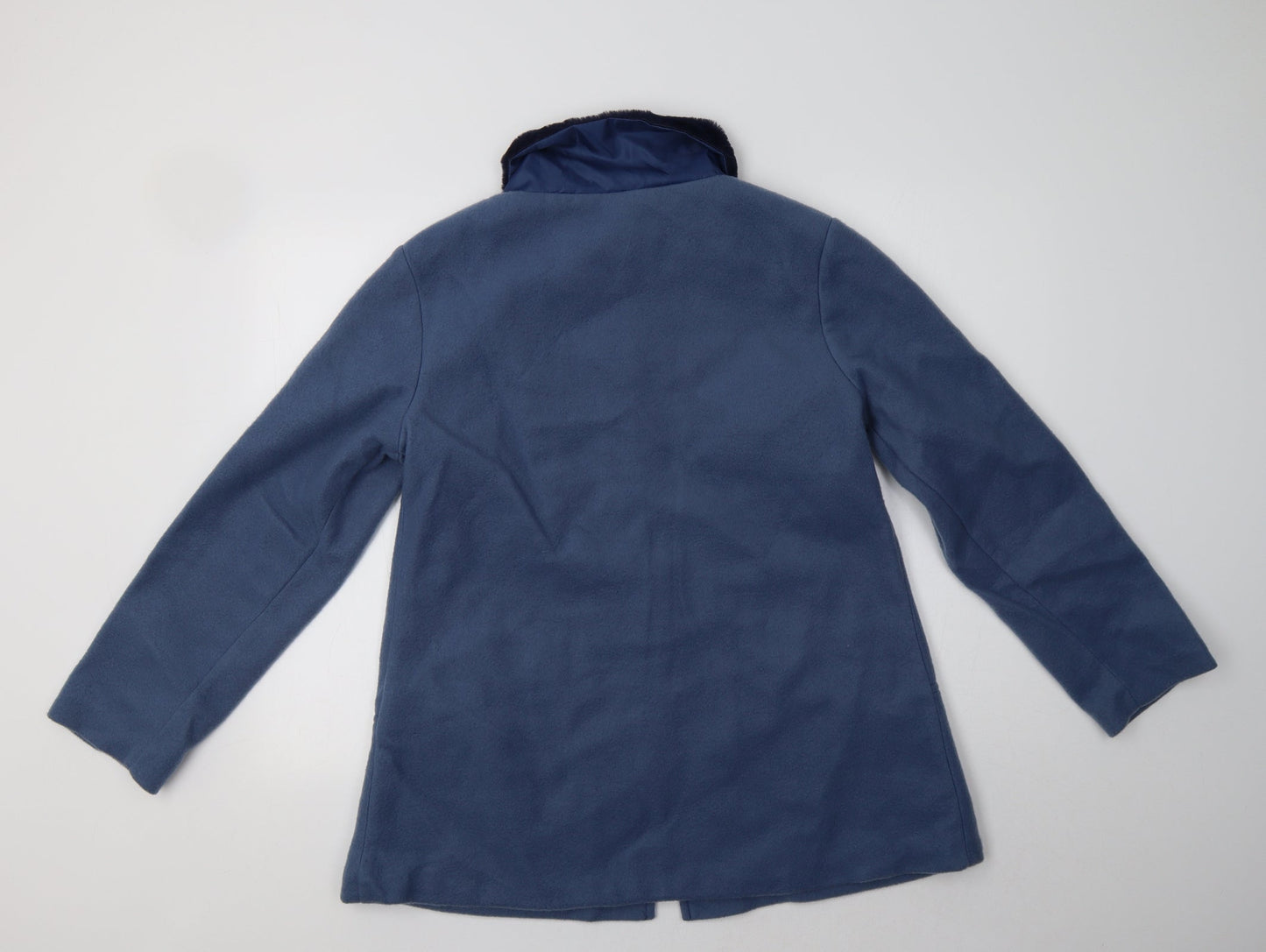 Gabriella Vicenza Womens Blue   Overcoat Coat Size 12
