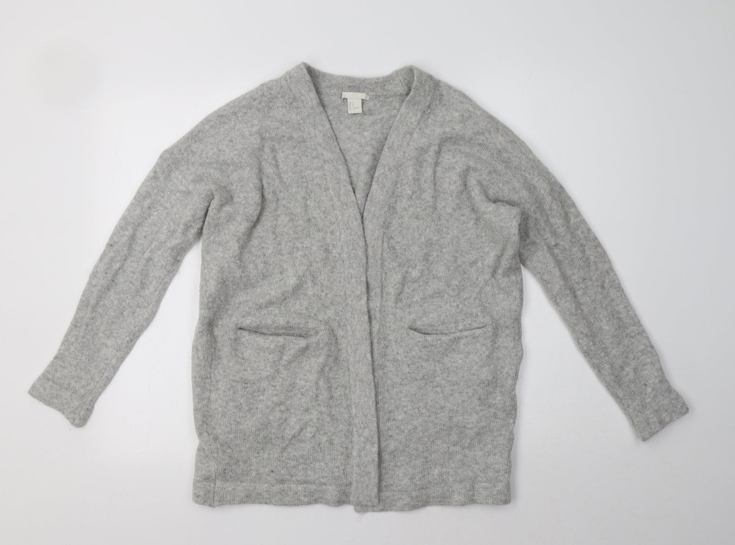 H&M Womens Grey   Cardigan Jumper Size S