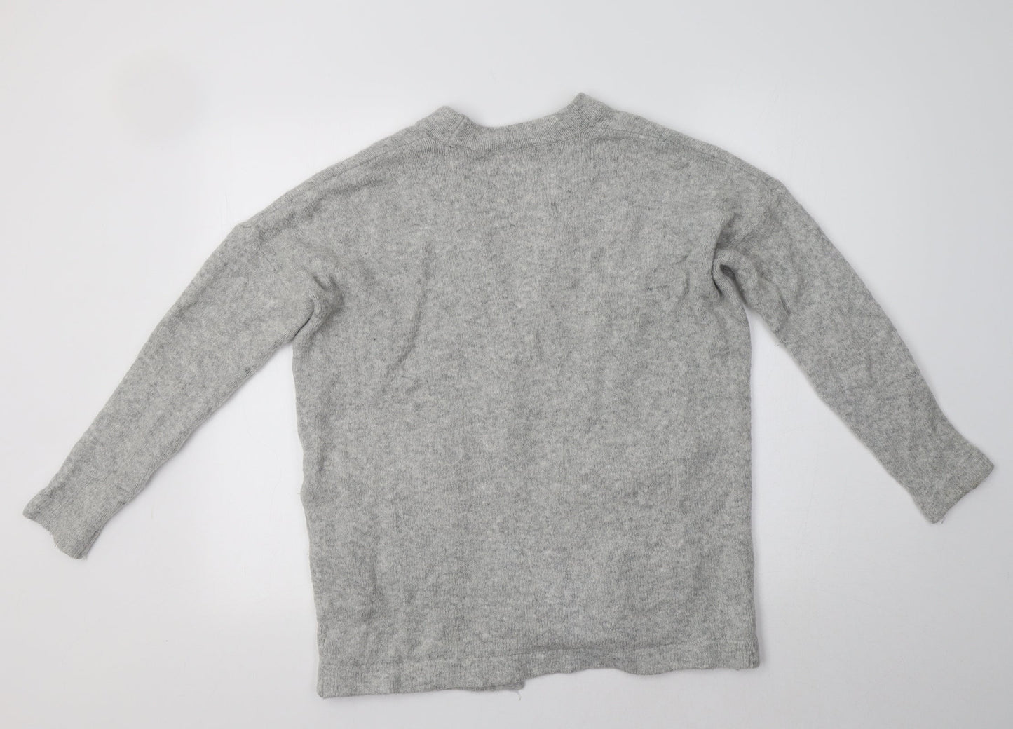 H&M Womens Grey   Cardigan Jumper Size S