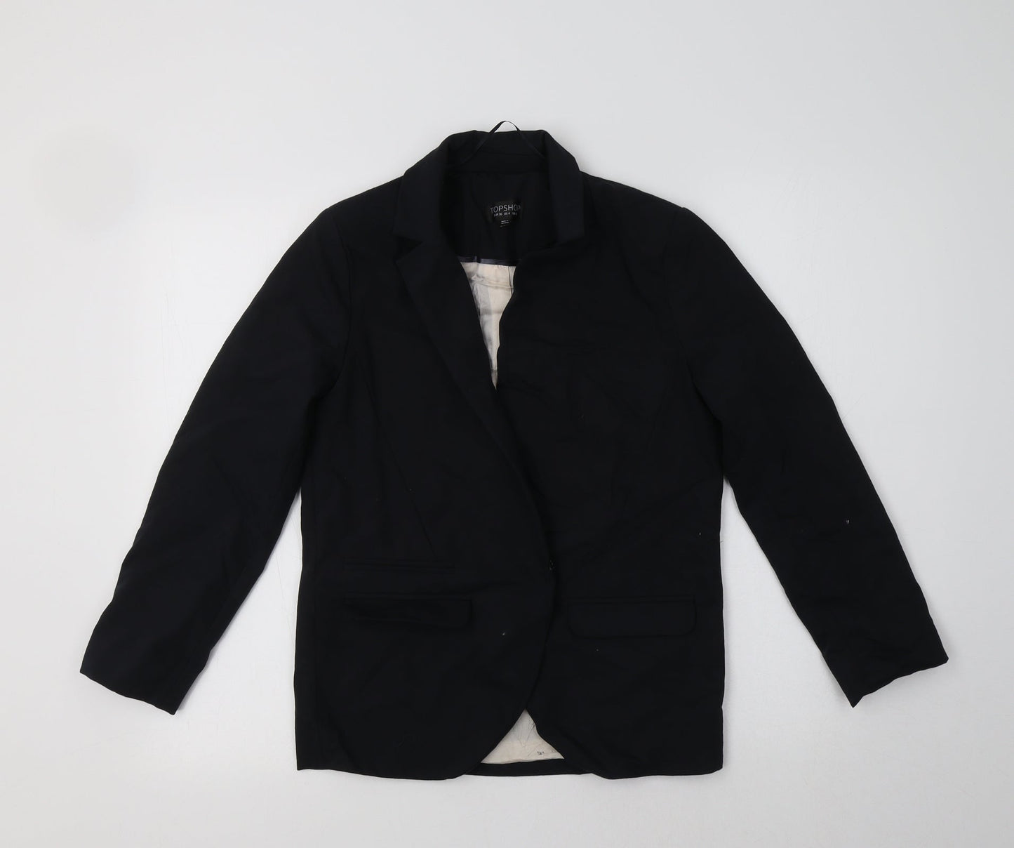 Topshop Womens Blue   Jacket Blazer Size 8