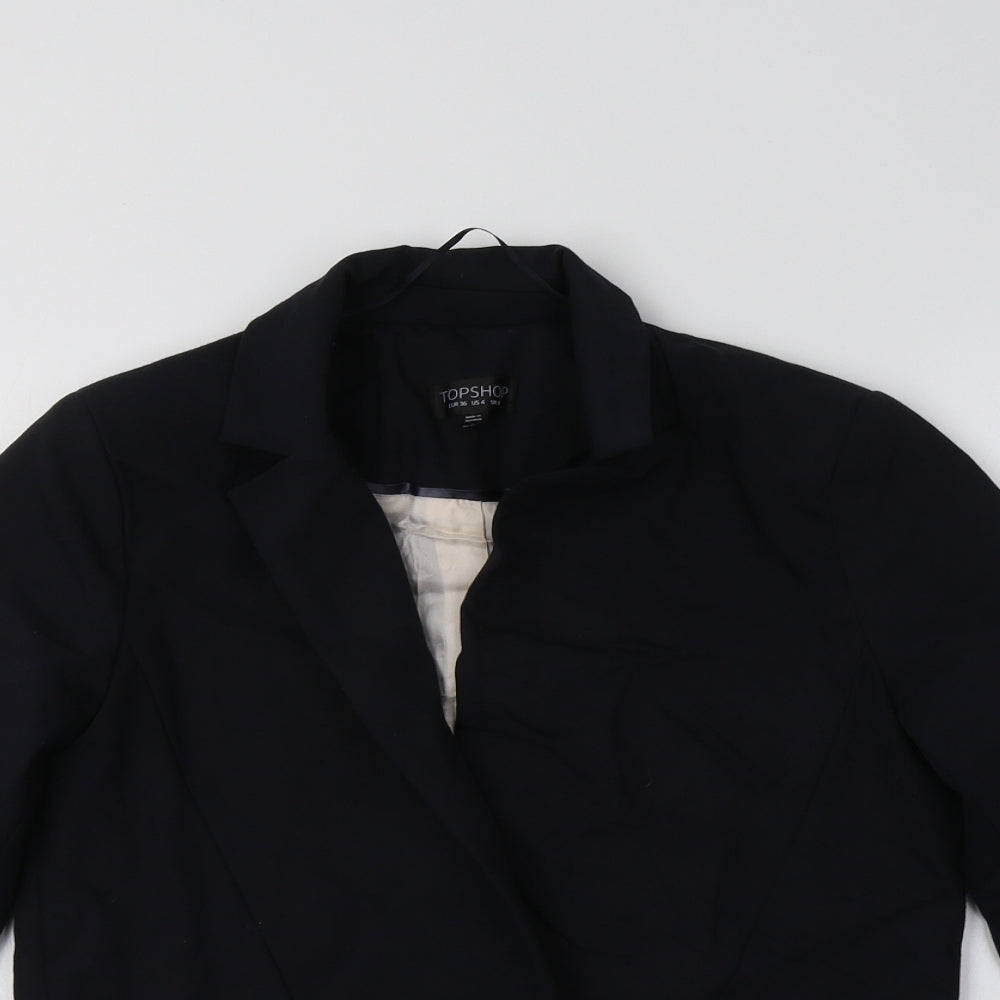 Topshop Womens Blue   Jacket Blazer Size 8