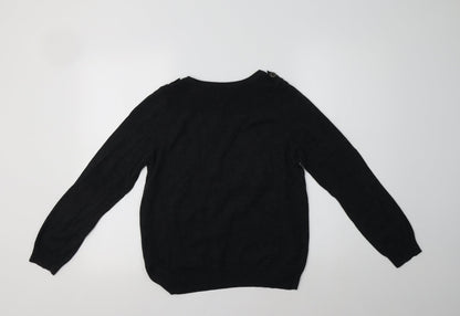 Marks & Spencer Womens Grey   Pullover Jumper Size 12