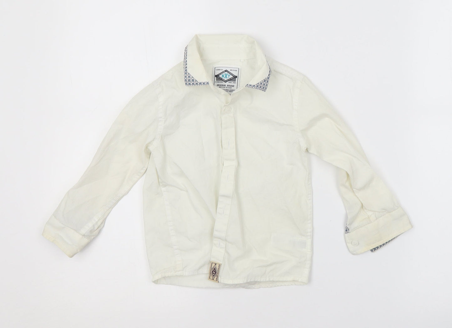 NEXT Baby White   Basic Button-Up Size 18-24 Months