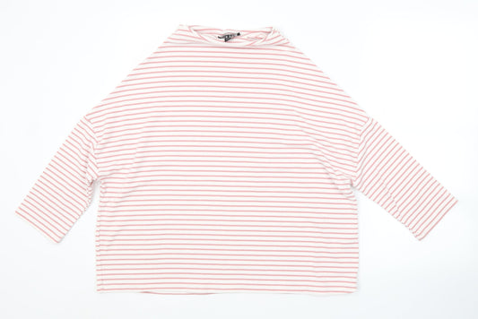 New Look Womens Multicoloured Striped  Pullover Jumper Size 14