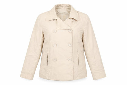 ALIBI Womens Beige   Pea Coat Coat Size 16