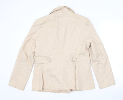 ALIBI Womens Beige   Pea Coat Coat Size 16