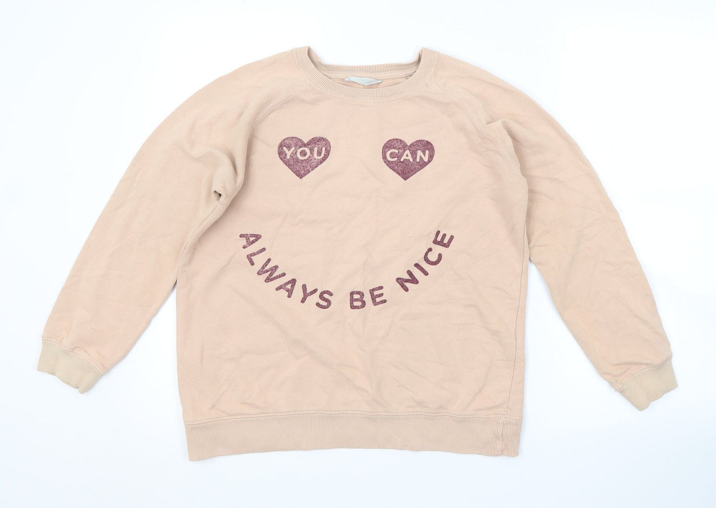 Mango Girls Pink   Pullover Sweatshirt Size 13-14 Years