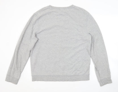 Preloved Topman Mens Grey   Pullover Jumper Size XL - Back