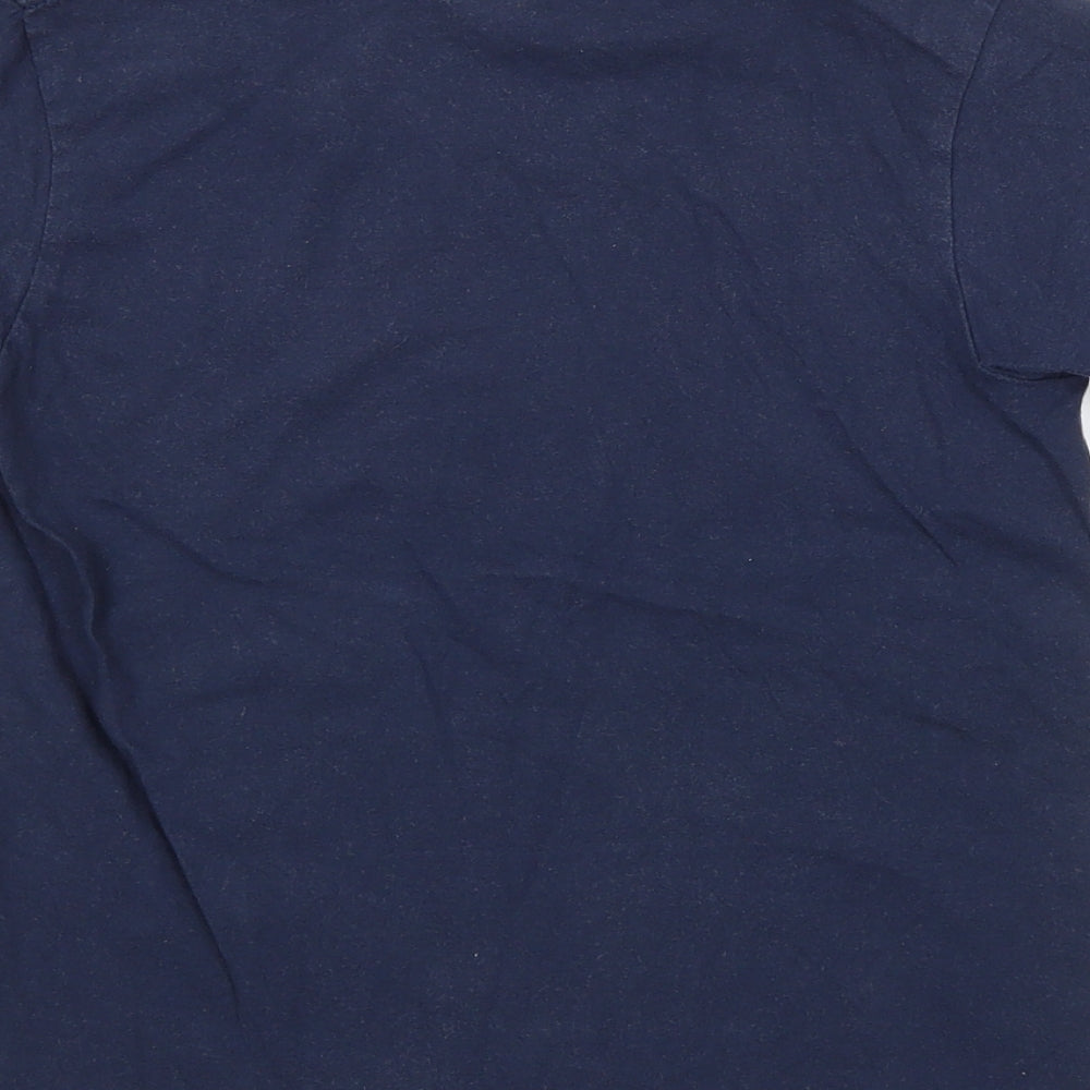 Gildan Boys Blue   Basic T-Shirt Size M