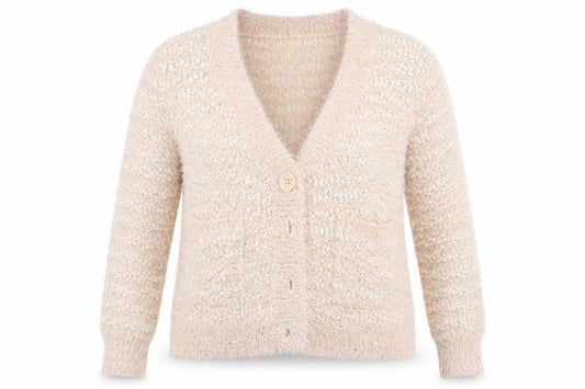 Preworn Womens Beige   Cardigan Jumper Size L