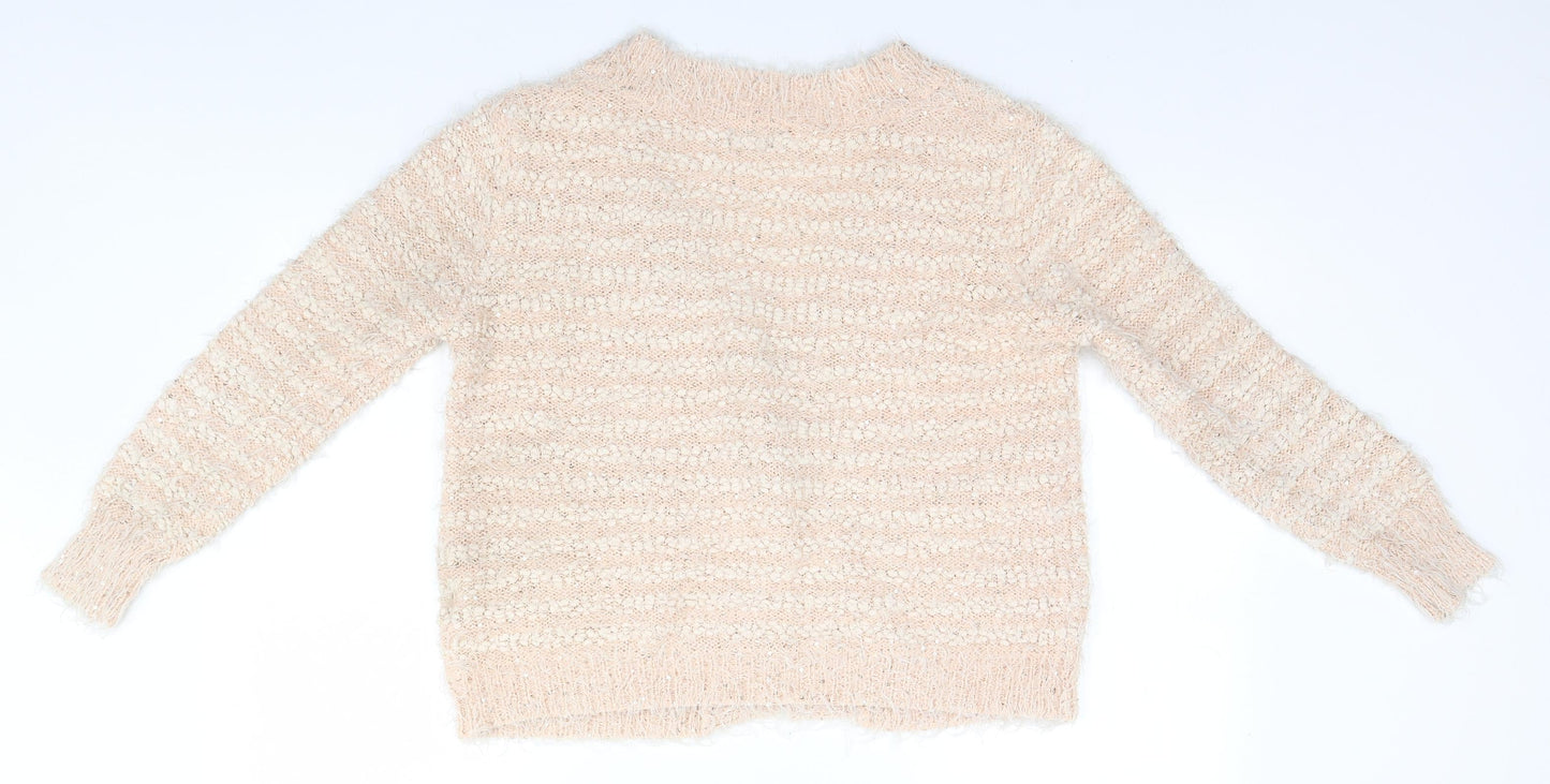 Preworn Womens Beige   Cardigan Jumper Size L