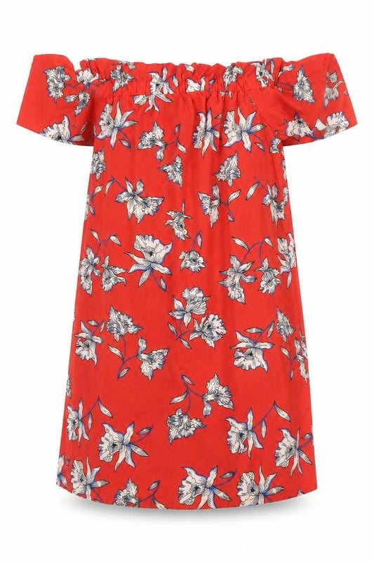 Atmosphere Womens Red Floral  A-Line  Size 10