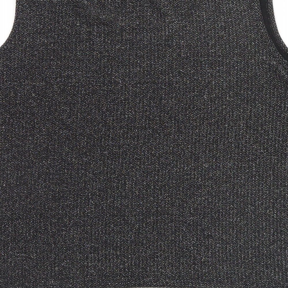 Glamorous Womens Silver   Basic T-Shirt Size 22
