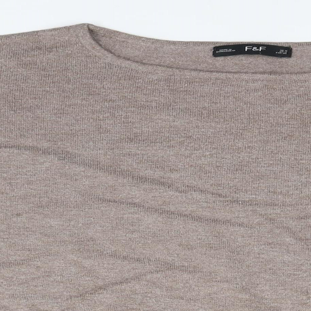 F&F Womens Grey   Pullover Jumper Size 16