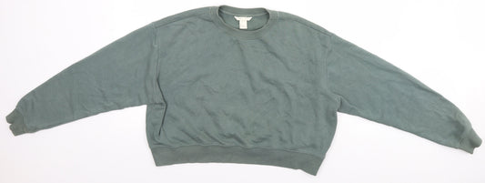 H&M Womens Green   Pullover Jumper Size 14